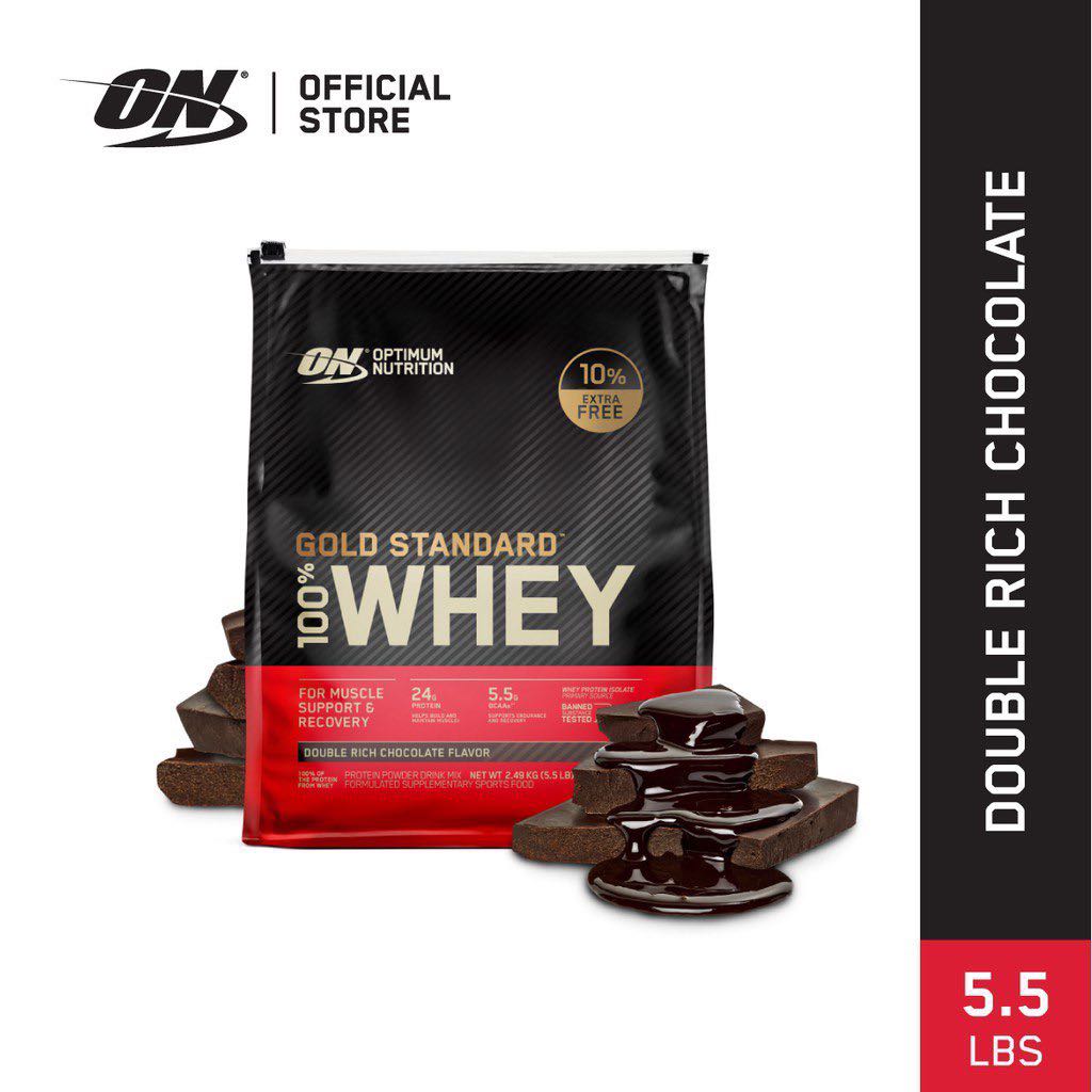 2.5kg / 5.5lb Optimum Nutrition Gold Standard Whey Protein Powder