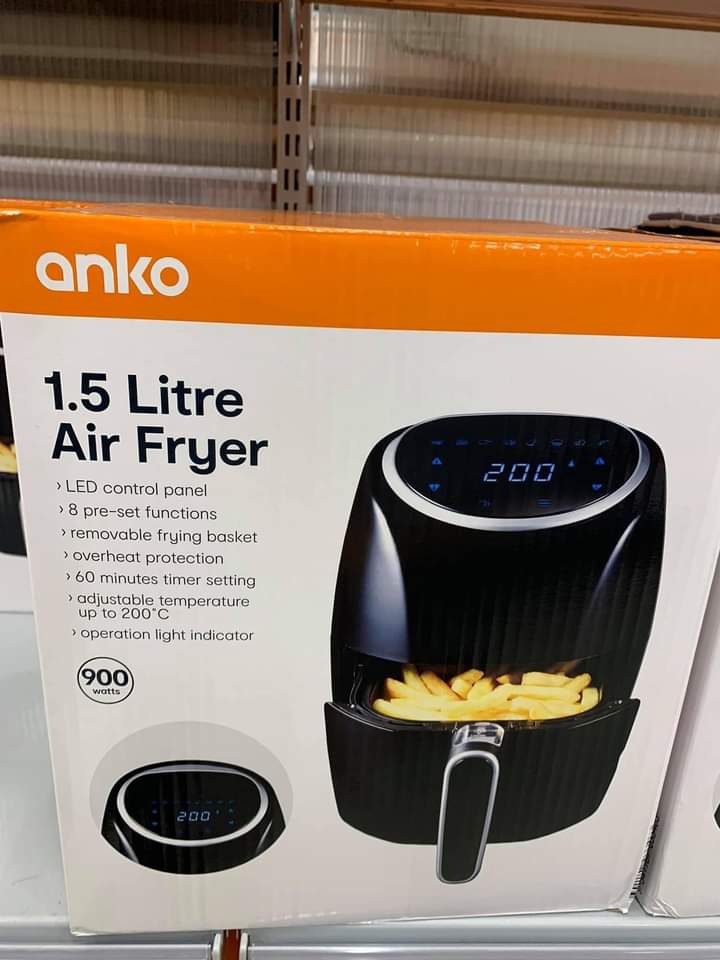Original ANKO 1.5 Litre Air Fryer, TV & Home Appliances, Kitchen