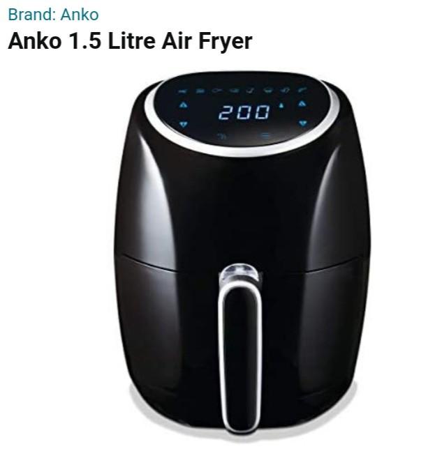 Original ANKO 1.5 Litre Air Fryer, TV & Home Appliances, Kitchen