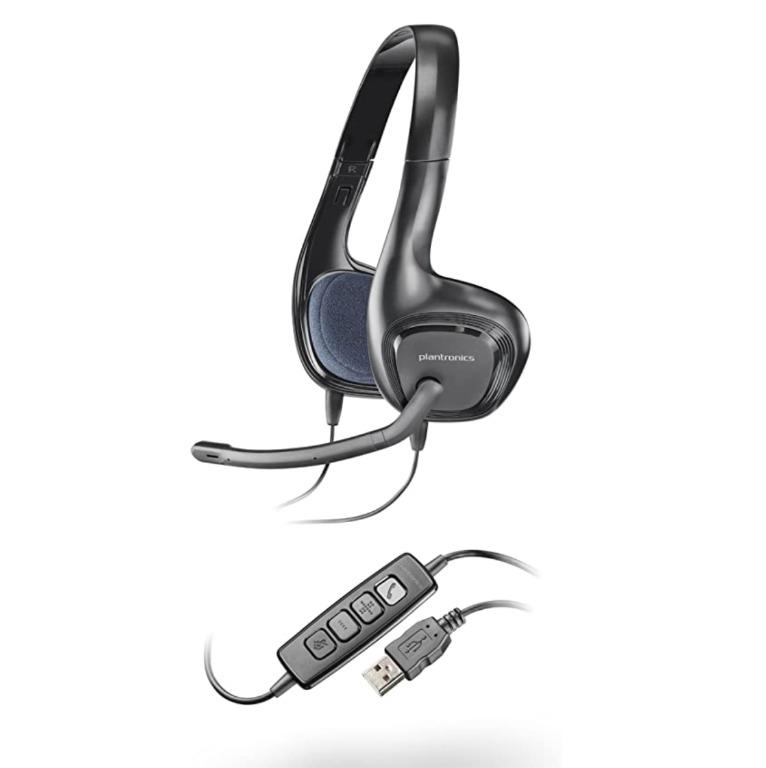 Plantronics .Audio 628 Headset (Category: Headphones & Headsets) located in Marikina City. Submitted by skowshop (Listing ID 1128682950, Image 1). Description: The perfect headset for online calls is the Plantronics Audio 628 Stereo USB Headset. Intuitive inline controls, Skype Certified, with DSP and noise-canceling mic to deliver crystal clear conversations. Features: > Easy to wear, easy to use > Skype Certified for a better chatting experienc