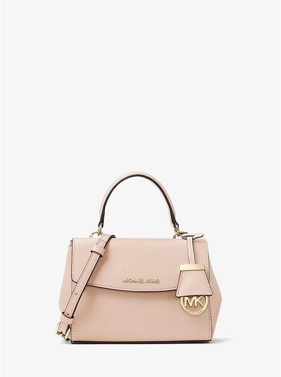 Michael Kors Ava Extra Small Saffiano Leather Crossbody in Soft Pink,  Luxury, Bags & Wallets on Carousell