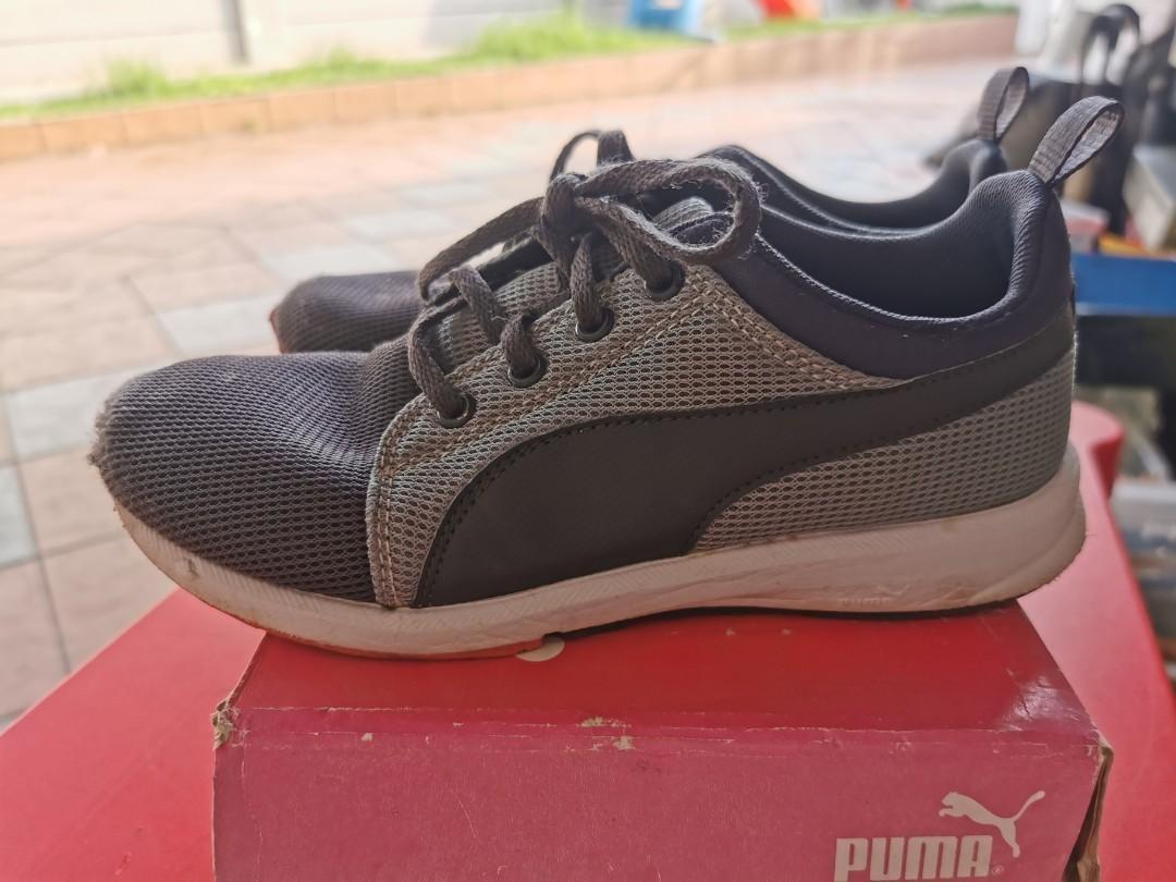 Puma carson runner kids hot sale grey