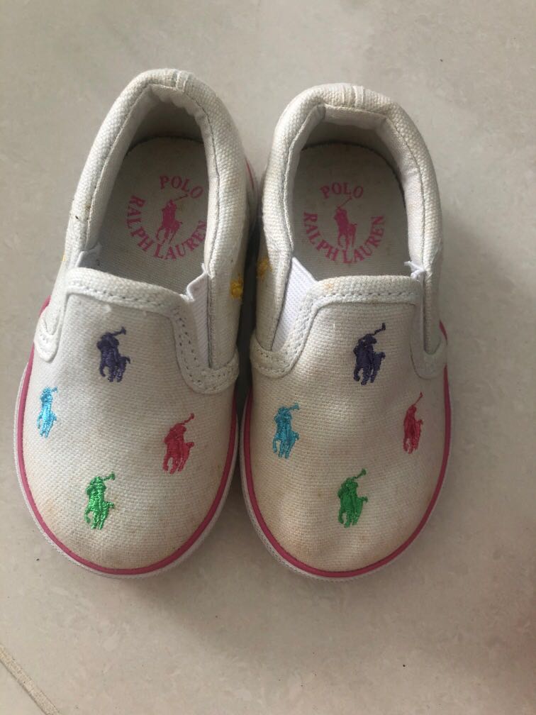 ralph lauren baby slippers