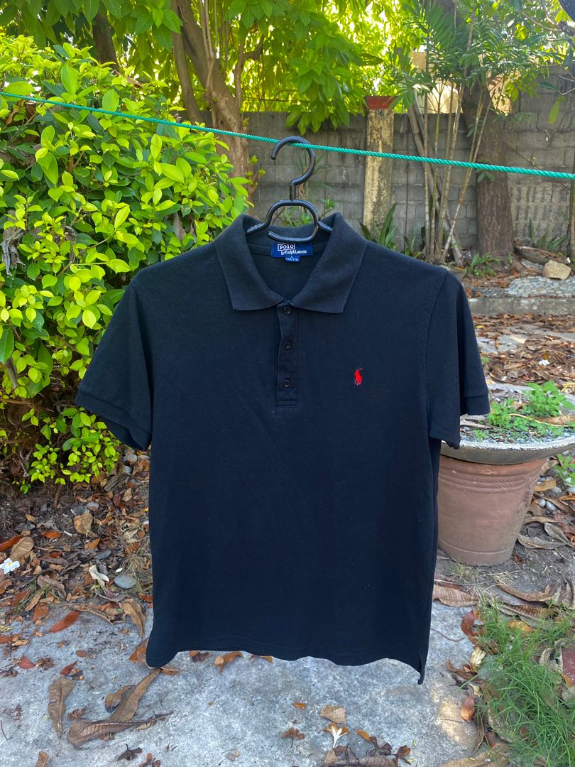 Ralph Lauren Polo Shirt (Black), Men's Fashion, Tops & Sets, Tshirts & Polo  Shirts on Carousell