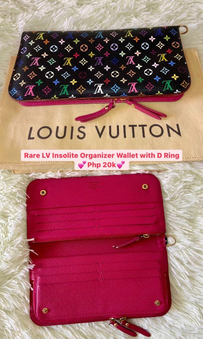 DEAL ❤️ Louis Vuitton LV Insolite Black Rainbow Monogram