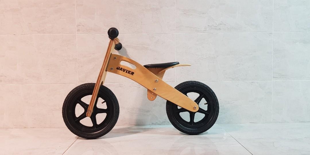 READY STOCK Birch Balance Bike with PERSONALISED Laser Engraving