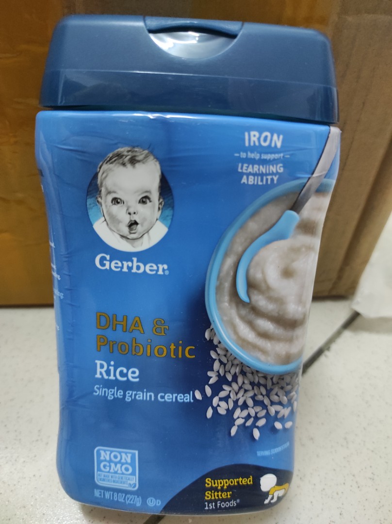 Gerber dha probiotic rice best sale