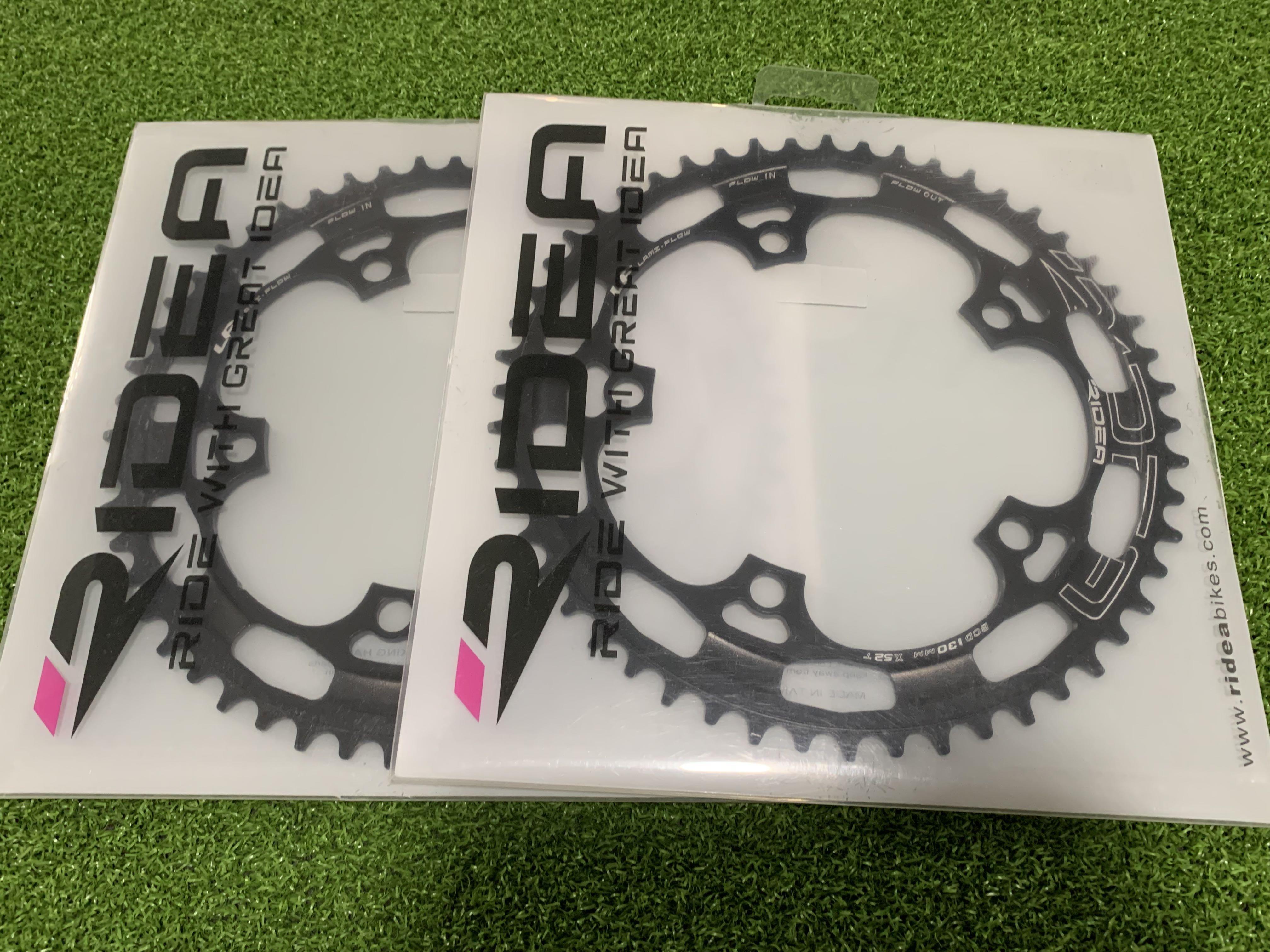 RIDEA(リデア) 自転車 チェーンリング Powering LF W2T 4arms 50T 34T 50 34W2-LFR491