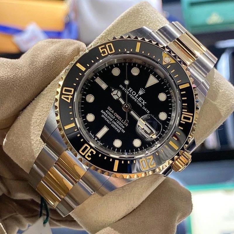 Rolex sea dweller 43mm discount gold