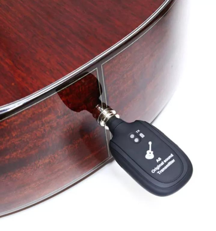 (SALE) A8 Guitar Wireless Transmitter Receiver System Builtin Battery