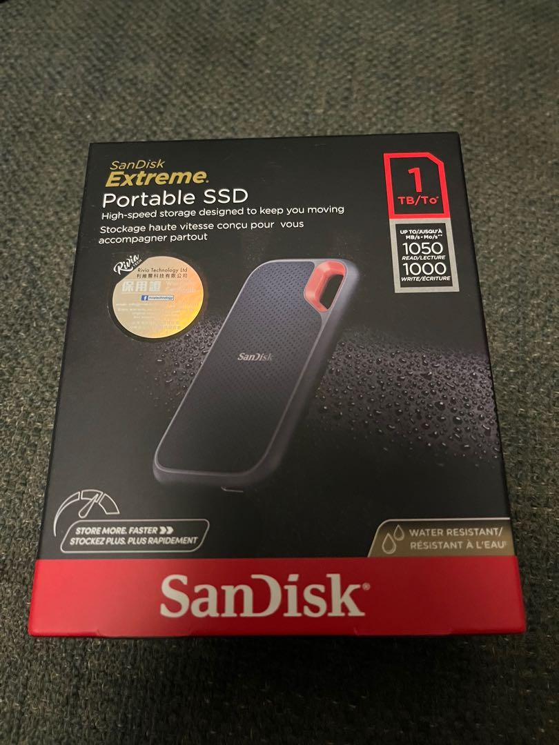 Sandisk extreme portable ssd E61 1Tb, 電腦＆科技, 電腦周邊及配件