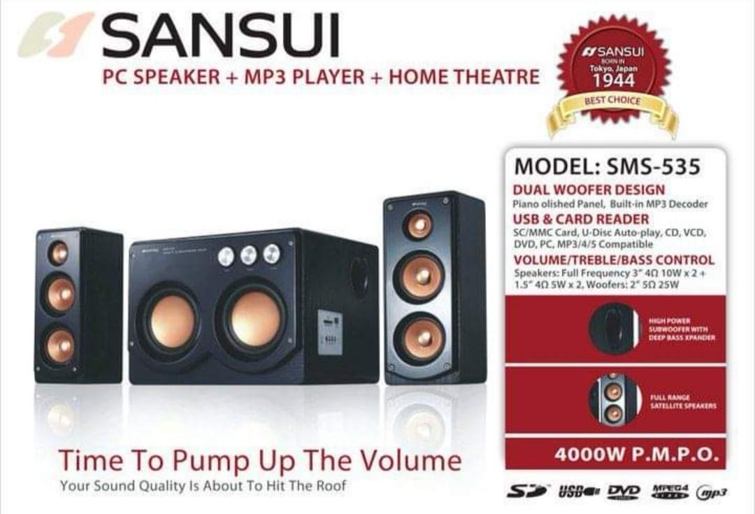 Sansui home theater 5.1 channel deals multimedia speakers