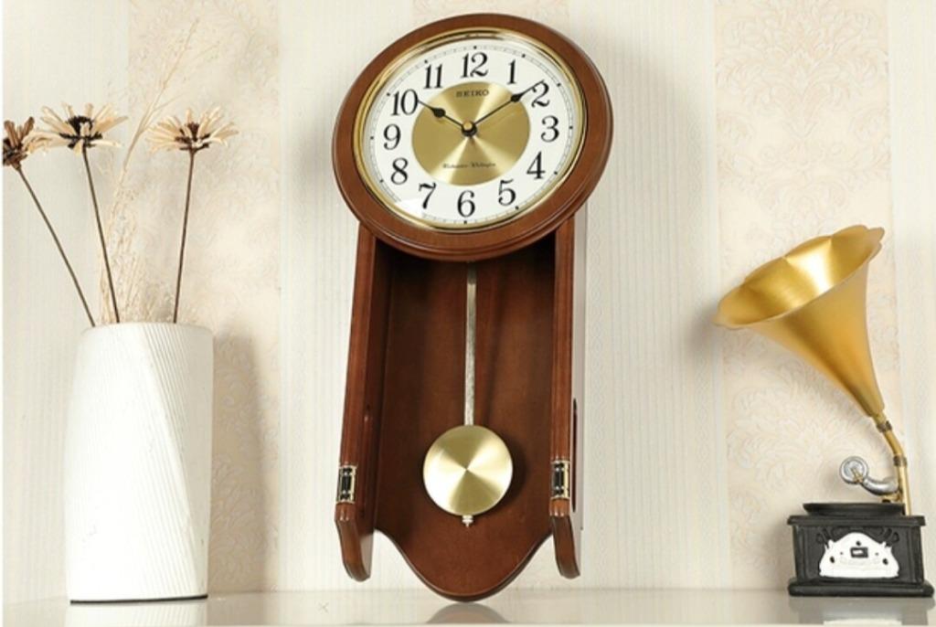 Seiko QXH073BN Dual Chimes (Westminster/Whittington) Quarter Hour Chime