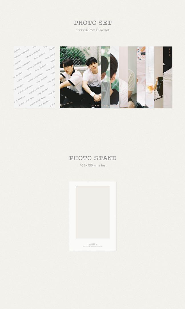 [SHARING] MONSTA X 2022 SEASON GREETING, Hobbies & Toys, Memorabilia
