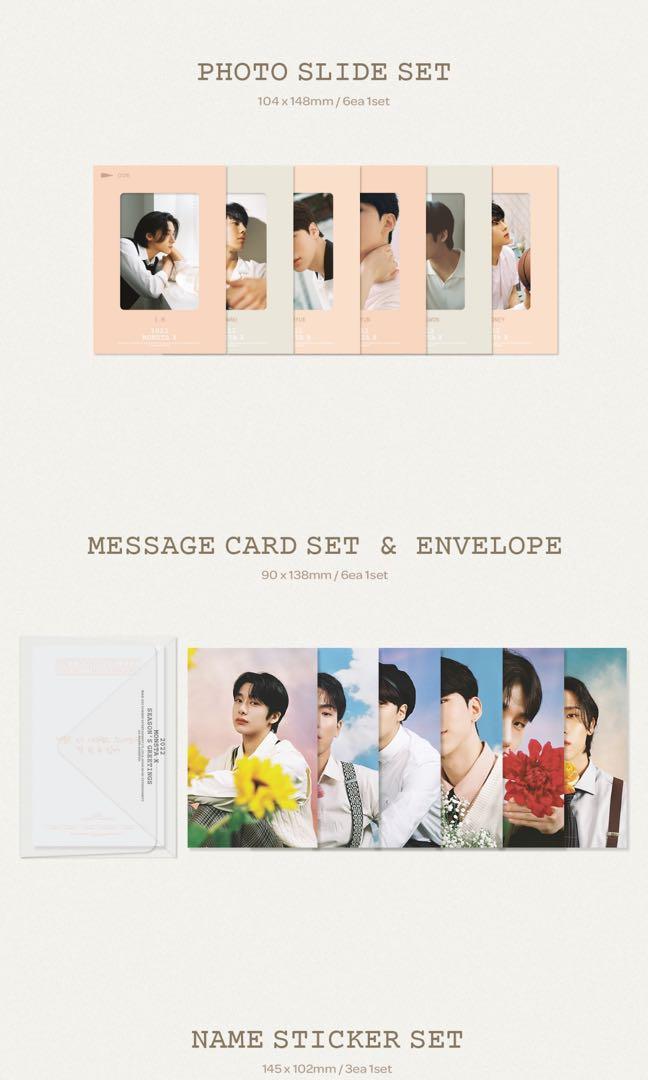 [SHARING] MONSTA X 2022 SEASON GREETING, Hobbies & Toys, Memorabilia