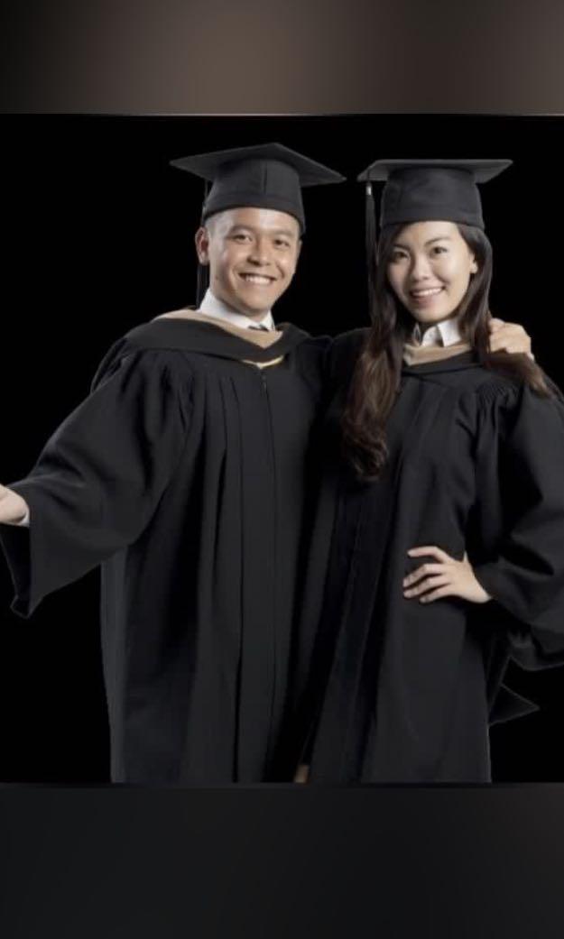 SMU Graduation Gown, Women's Fashion, Coats, Jackets and Outerwear on