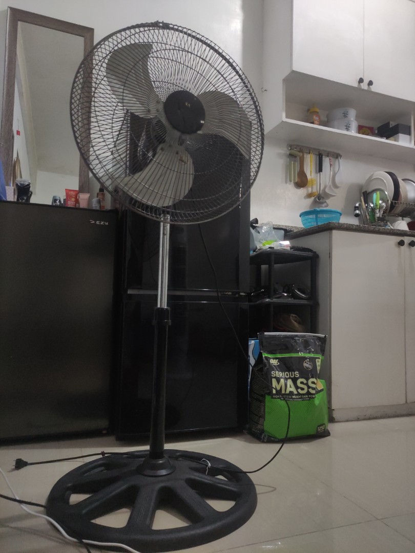 Stand electric Fan 18" Metal blade, Furniture & Home Living, Lighting & Fans, Fans on Carousell