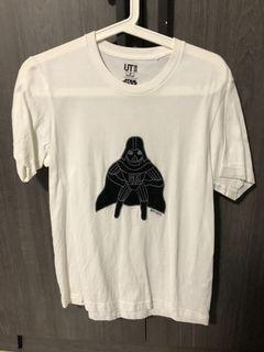 Star Wars uniqlo t shirt size M 黑武士