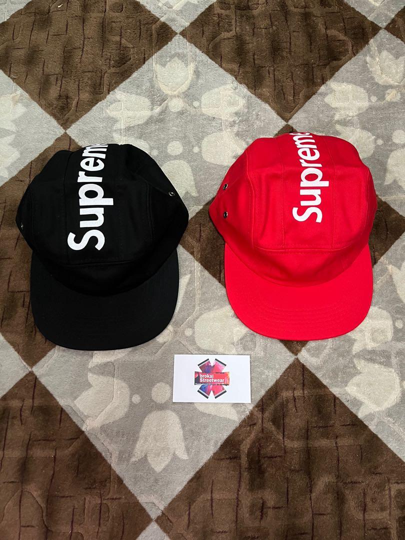 Supreme fw16 top stripe camp cap, Men's Fashion, Watches