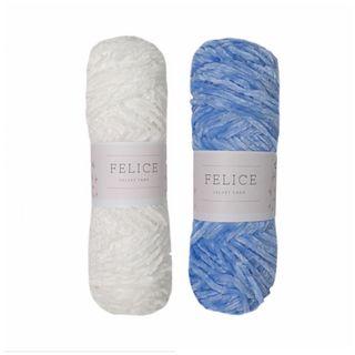 TAKE ALL (2 BENANG RAJUT VELVET YARN DAN HAKPEN)