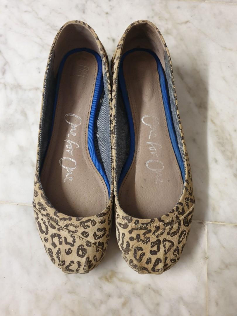 TOMS Leopard Print Jutti RARE design Birch Leopard Print Women s Classics ft