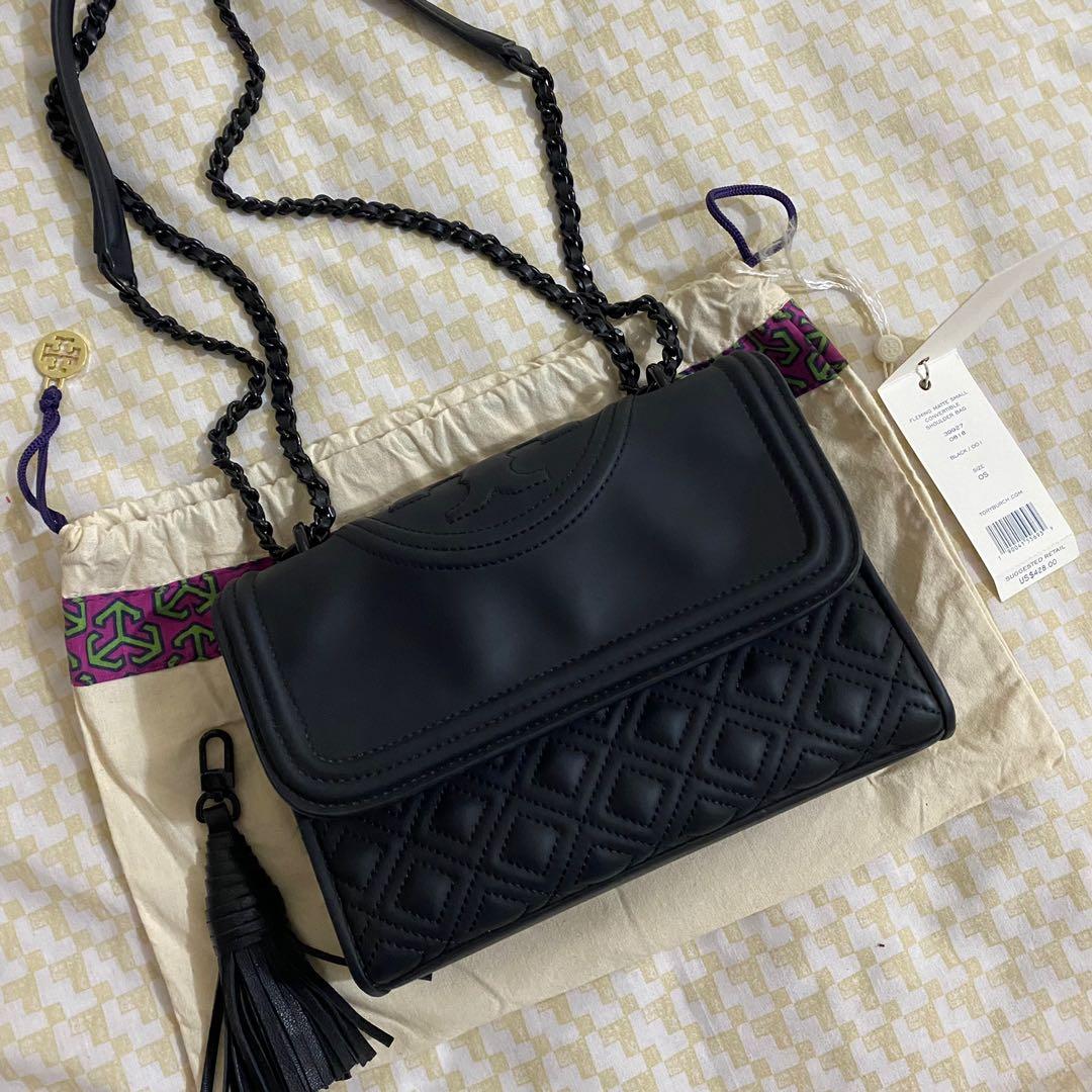 Tory Burch Fleming Matte Small Convertible Shoulder Bag, Luxury, Bags &  Wallets on Carousell