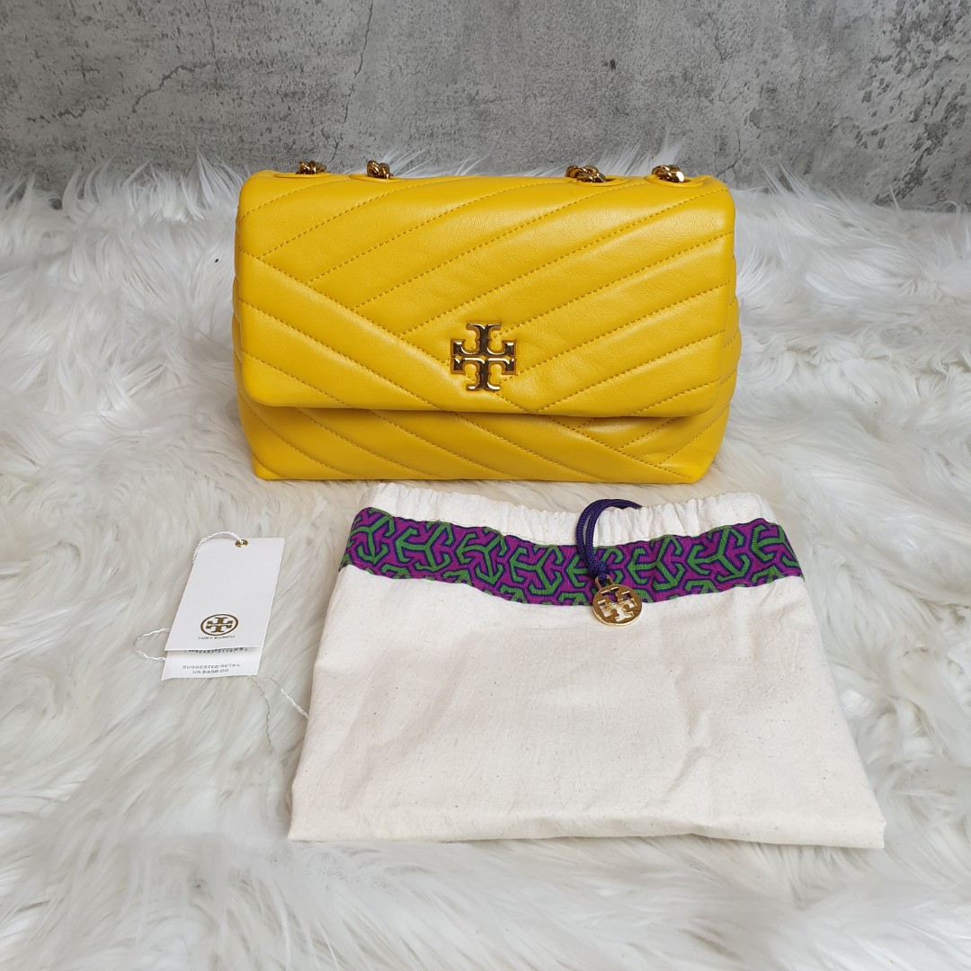 Tory Burch Kira Chevron Glazed Mini Bag/ TB Kira, Barang Mewah, Tas &  Dompet di Carousell