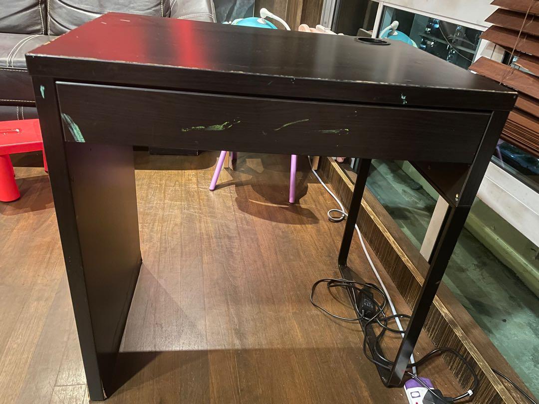 Used IKEA study table, Furniture & Home Living, Furniture, Tables ...