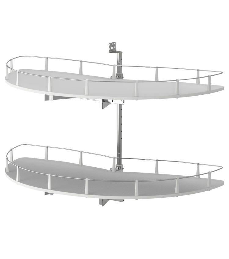 Utrusta IKEA pull out shelves for corner Furniture & Home