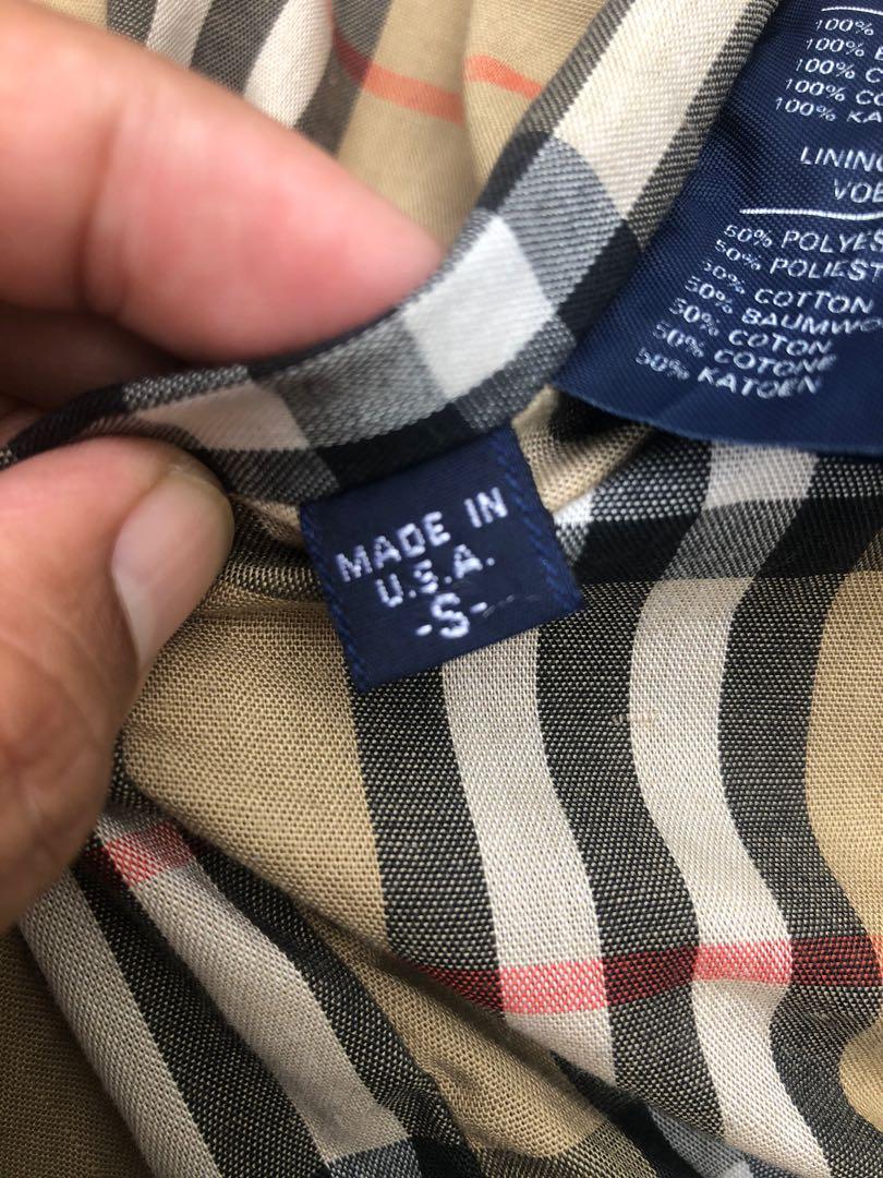 Burberry made in clearance usa