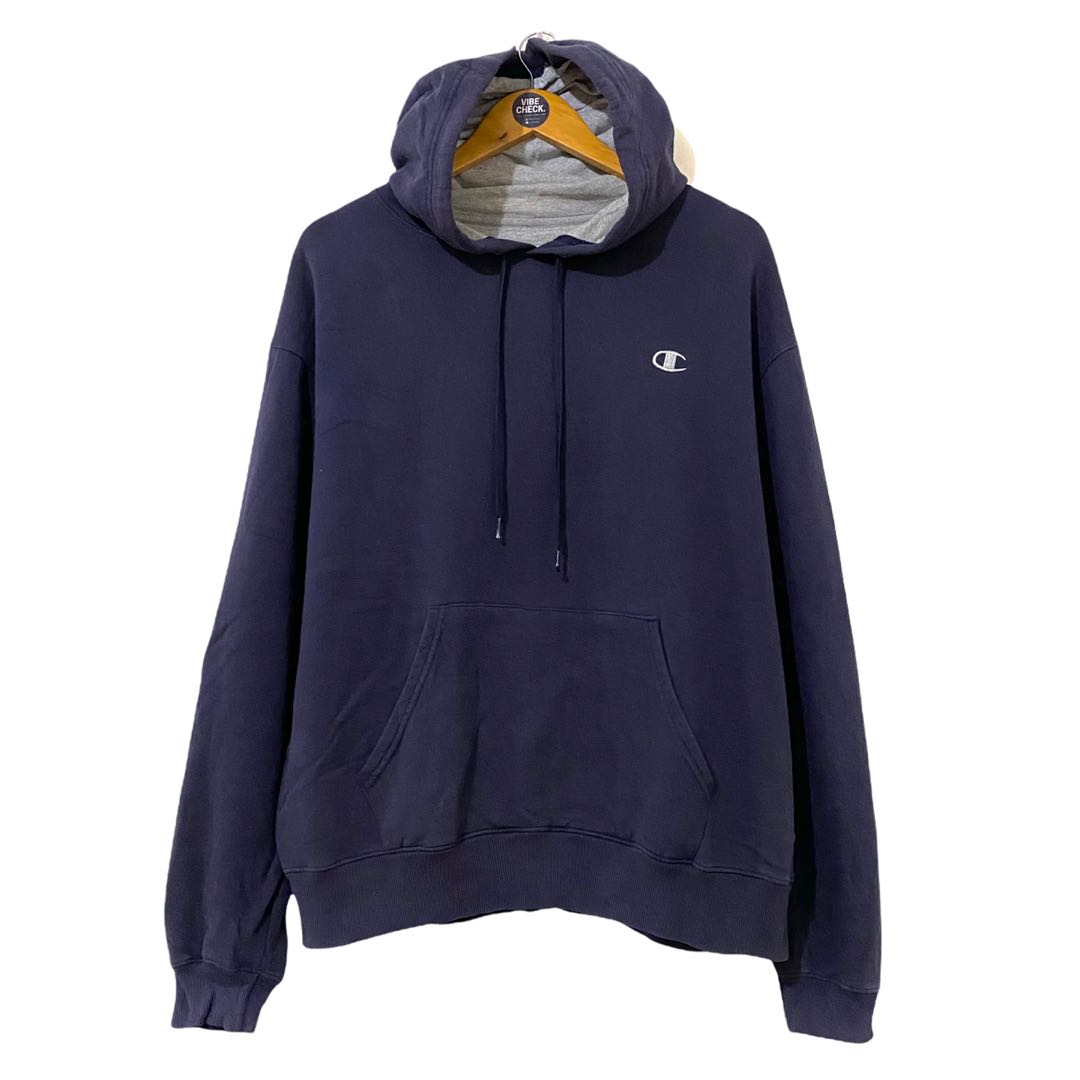Champion hoodie deals navy blue