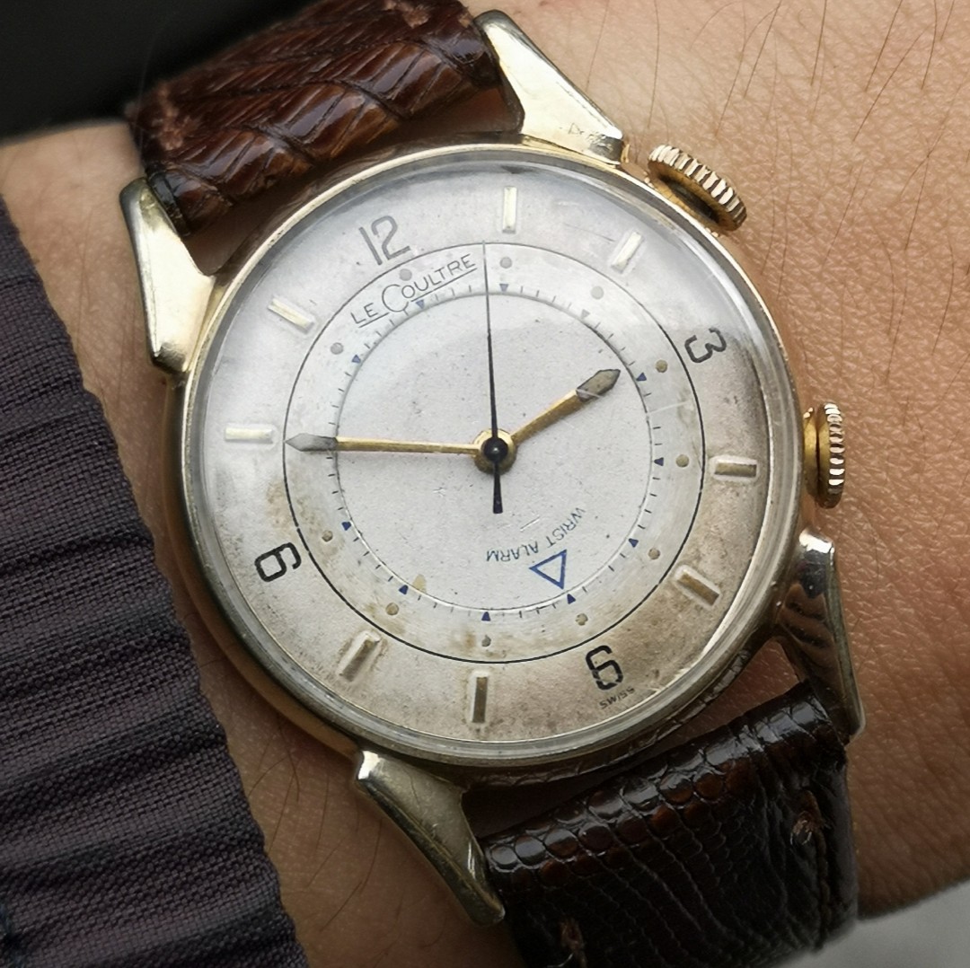 lecoultre memovox 10k gold filled
