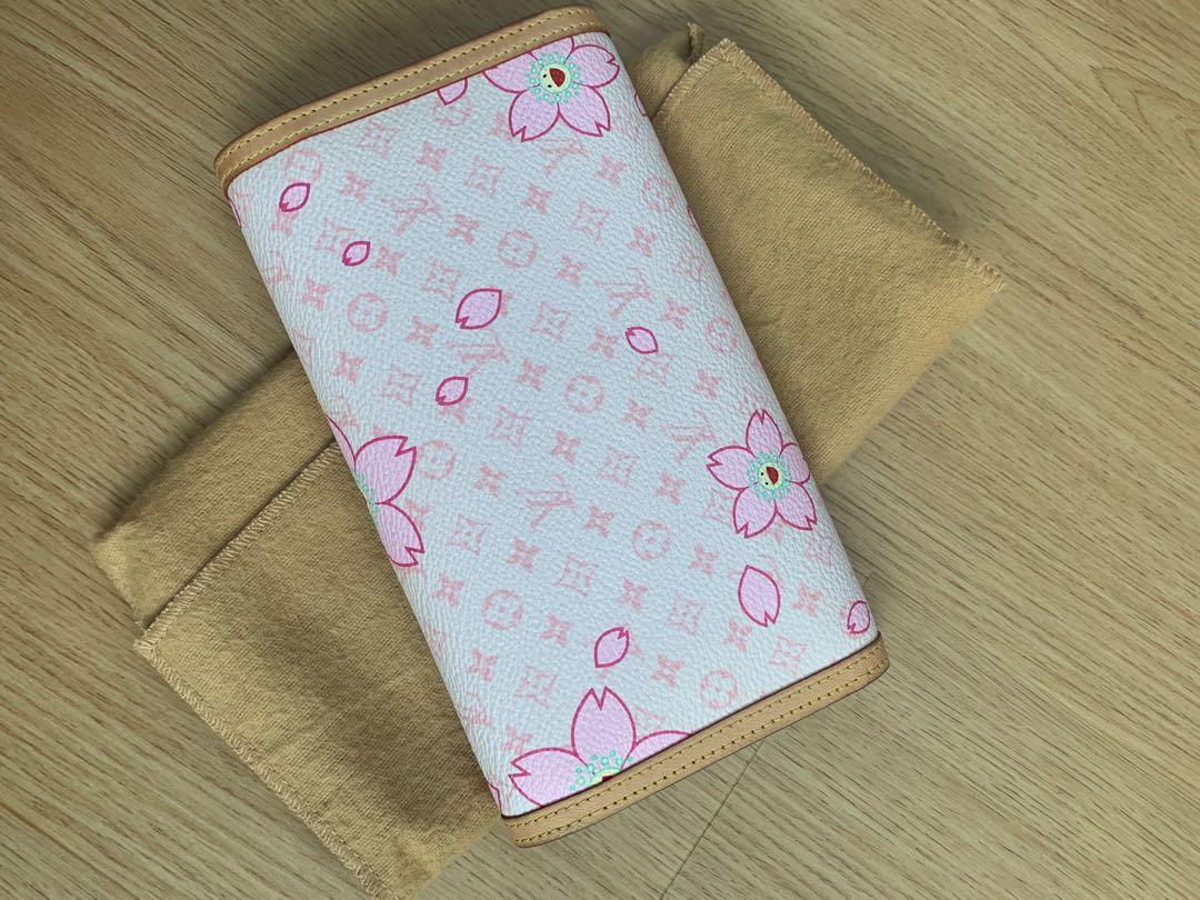 Vintage Louis Vuitton x Takashi Murakami Cherry Blossom Wallet in Pink,  Women's Fashion, Bags & Wallets, Wallets & Card Holders on Carousell