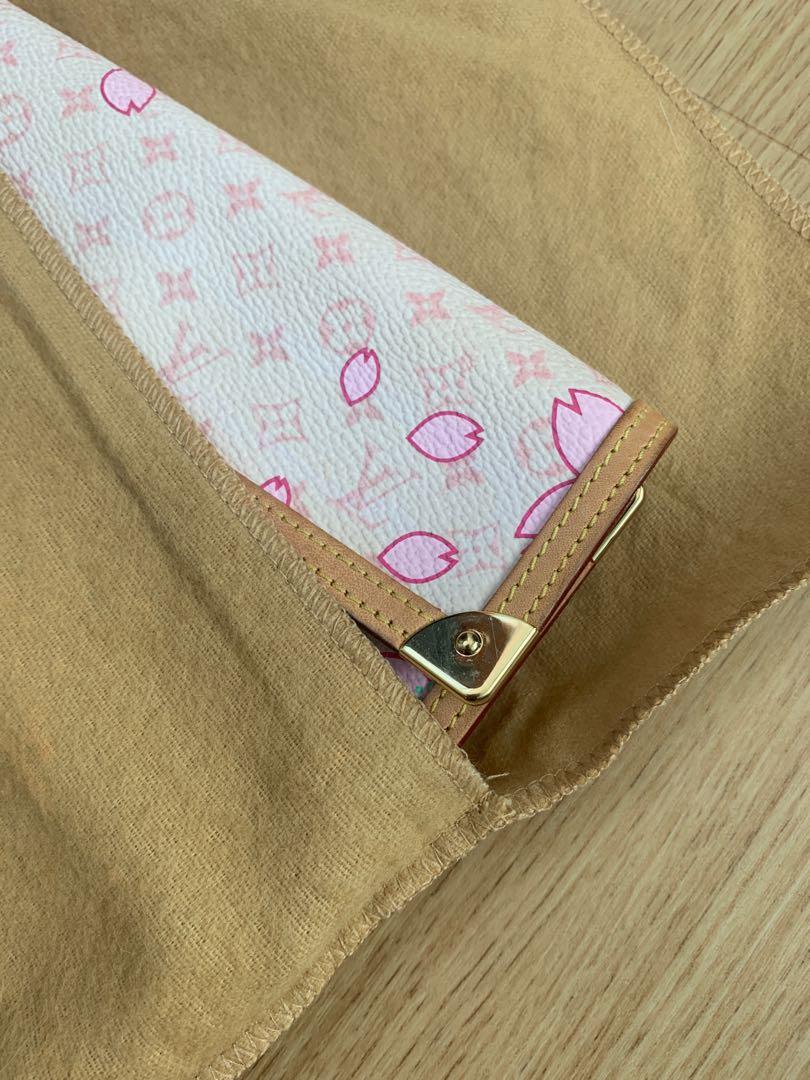 Louis Vuitton x Takashi Murakami Cherry Blossom Address Book Credit Card  Wallet Pink in Coated Canvas with Gold-tone - US