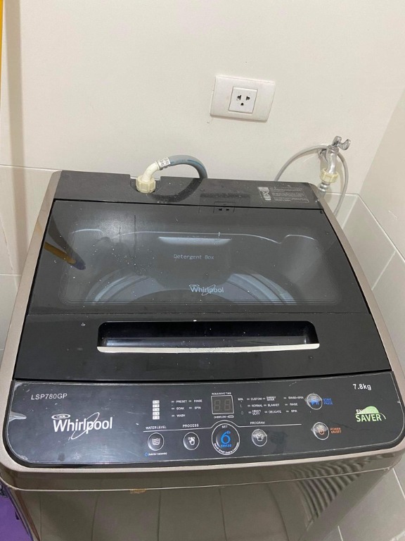 Whirlpool Automatic Washing Machine 7.8 kg, TV & Home Appliances