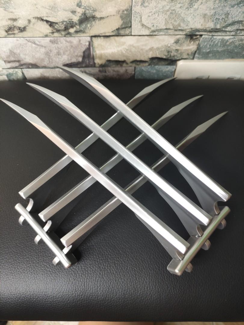 Wolverine Claw Blade Cosplay (Category: Action & Battle Toys) located in Caloocan City. Submitted by guitarsandcosplayph (Listing ID 1128521042, Image 2). Description: X-Men Wolverine Claw Blade Cosplay Movie Props Price 1k with Box brand new lalamove or LBC Material PVC hard Plastic Metallic Look #Wolverine #Logan.
