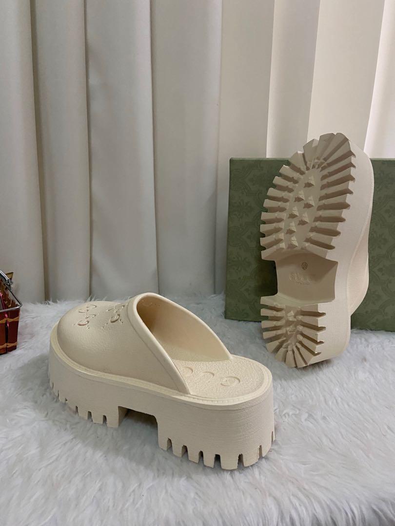 Gucci women's platform clog sandals Clearance