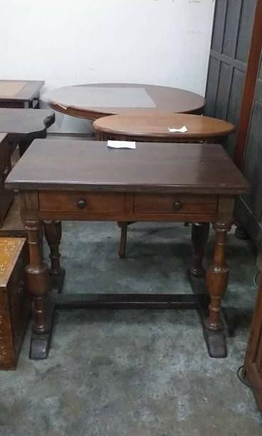 Writing table molave and Ipil wood (Category: Tables & Sets) located in Paranaque City. Submitted by krghpro (Listing ID 1128620485, Image 1). Description: writing table made of old wood Narra and Ipil top is Ipil legs are molave wood Available 15k L = 36" W = 23" H =31".