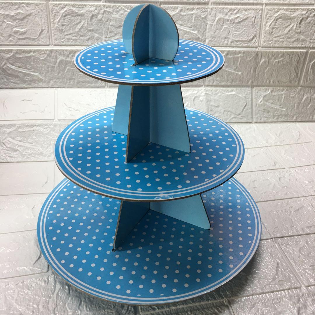 3 tier cupcake stand blue (Category: Bakeware) located in Manila. Submitted by thekidshop (Listing ID 1123456547, Image 1). Description: .
