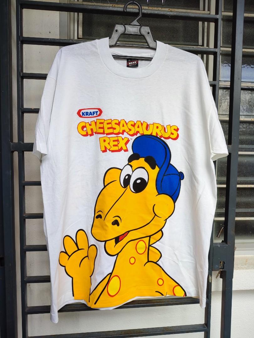 90s Cheesasaurus, Men's Fashion, Tops & Sets, Tshirts & Polo Shirts on  Carousell