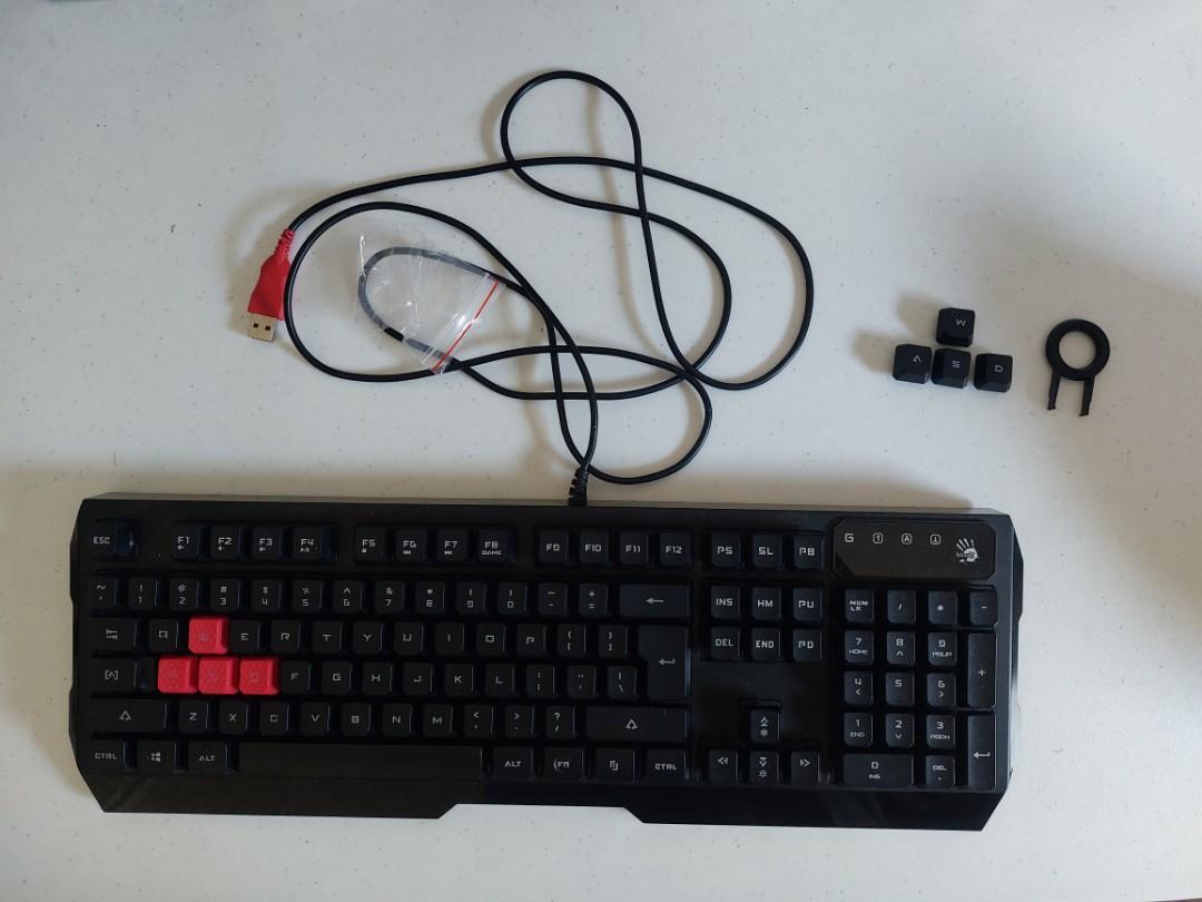 A4Tech Bloody Q135 Keyboard Illuminate RGB Gaming Keyboard, Computers ...