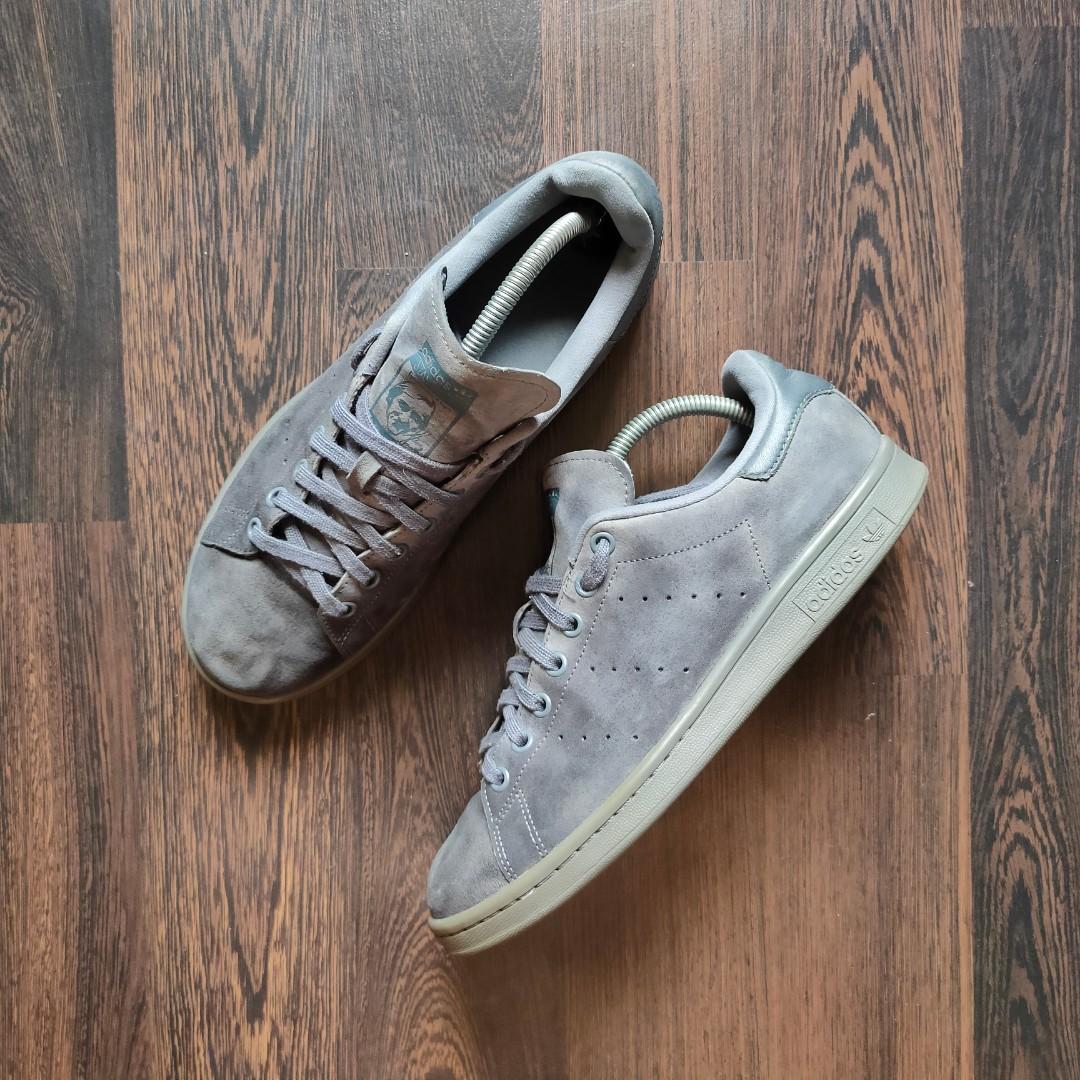 Stan smith shoes shop grey suede