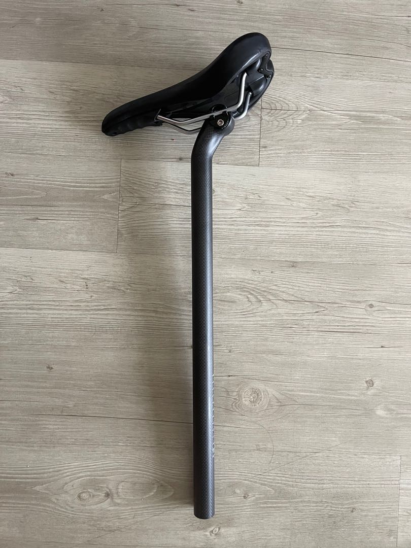 Offset bicycle seat shop post
