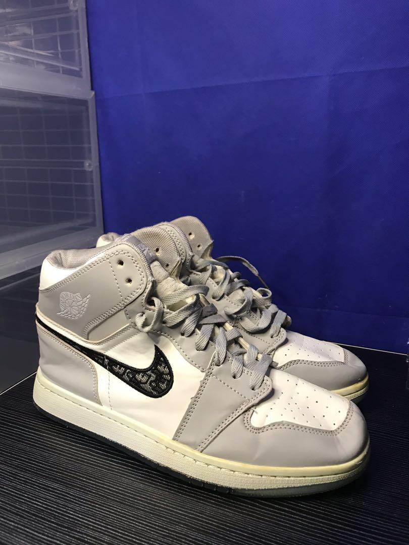 dior jordan 1 on feet