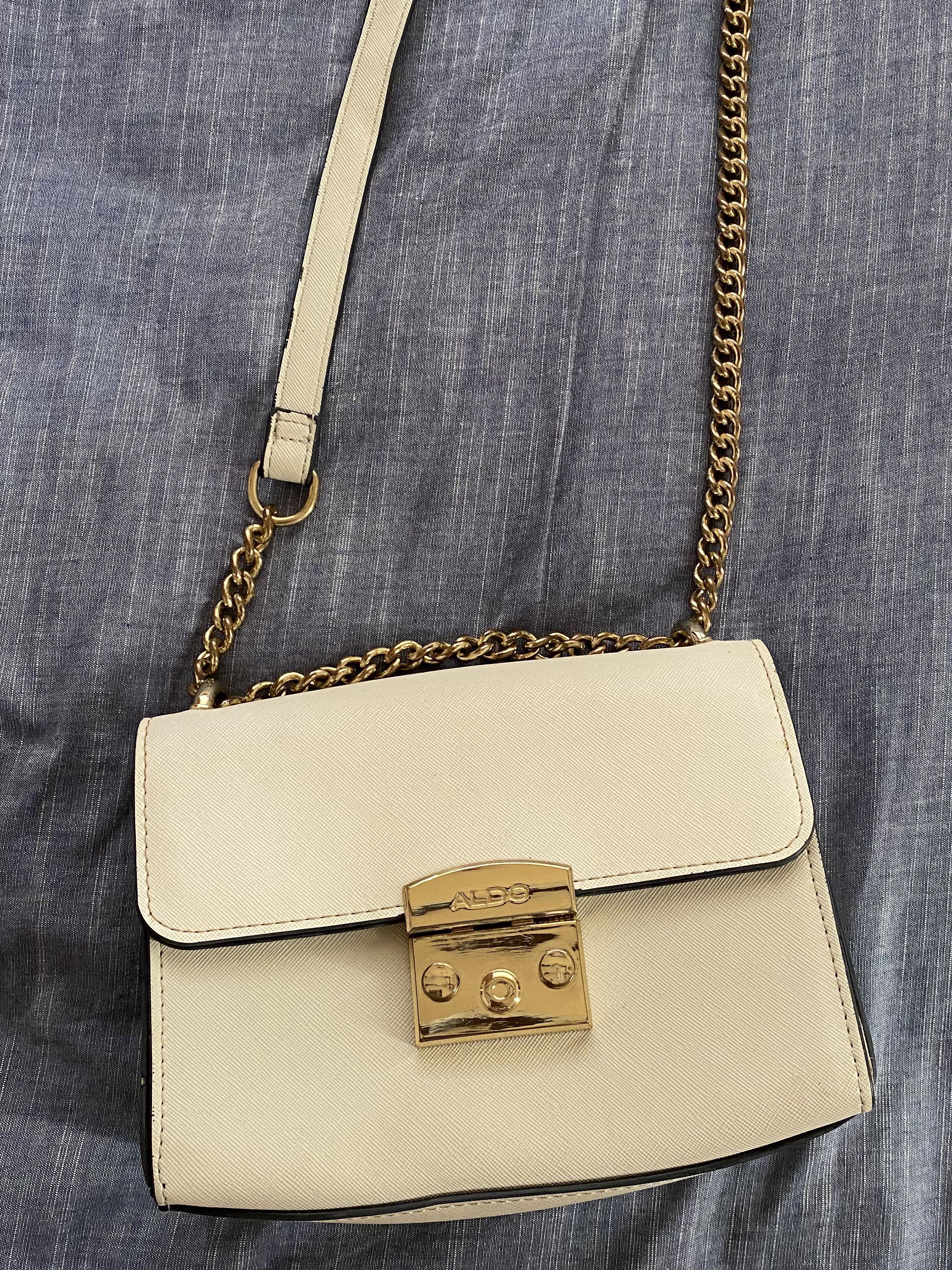 Aldo Chain Sling Nude Lock Bag Women s Fashion Bags Wallets
