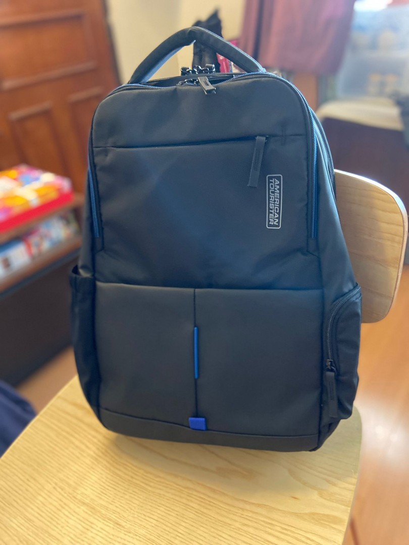 American Tourister Zork laptop backpack 04 Men s Fashion Bags