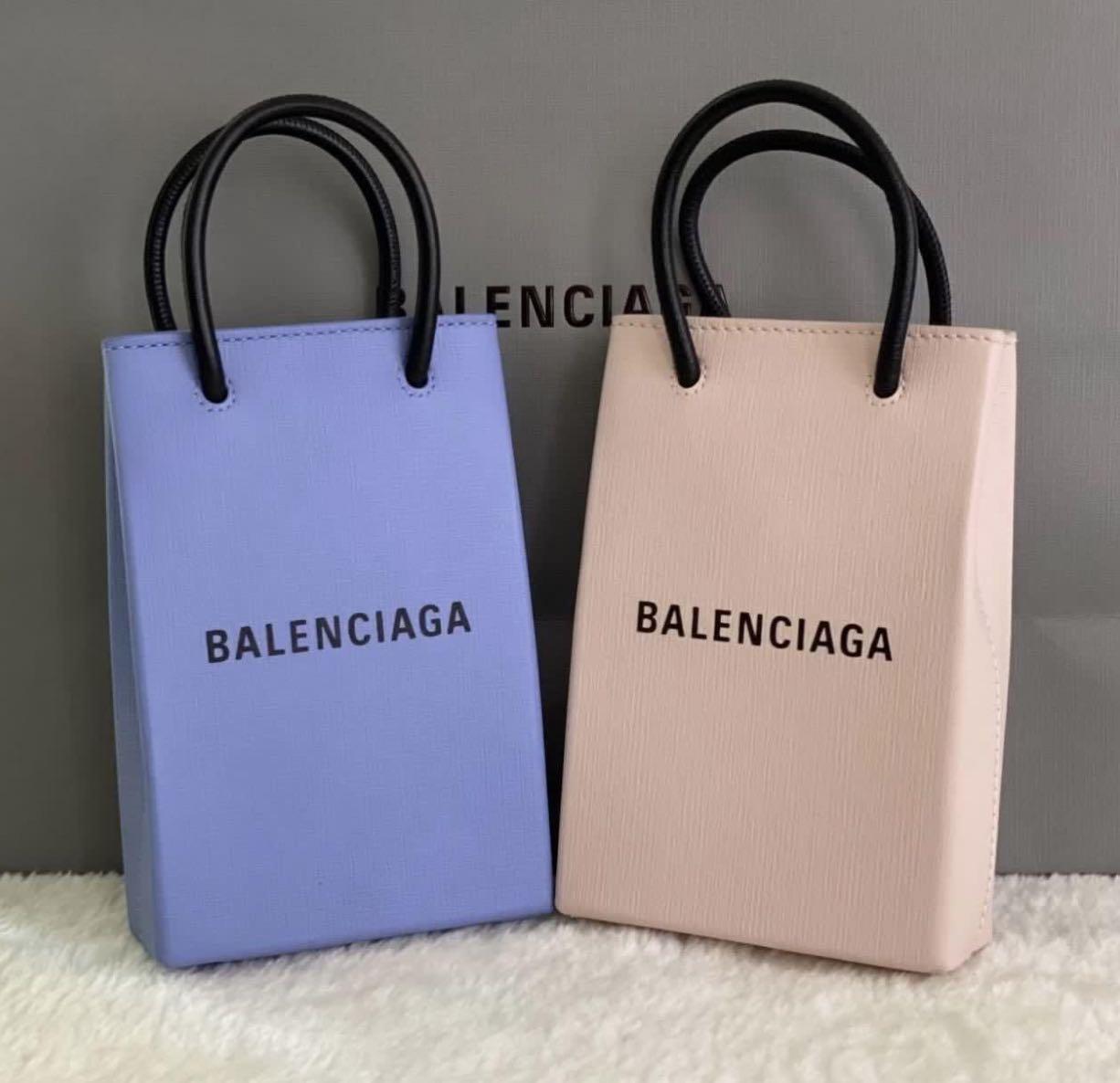 Balenciaga phone new arrivals bag pink