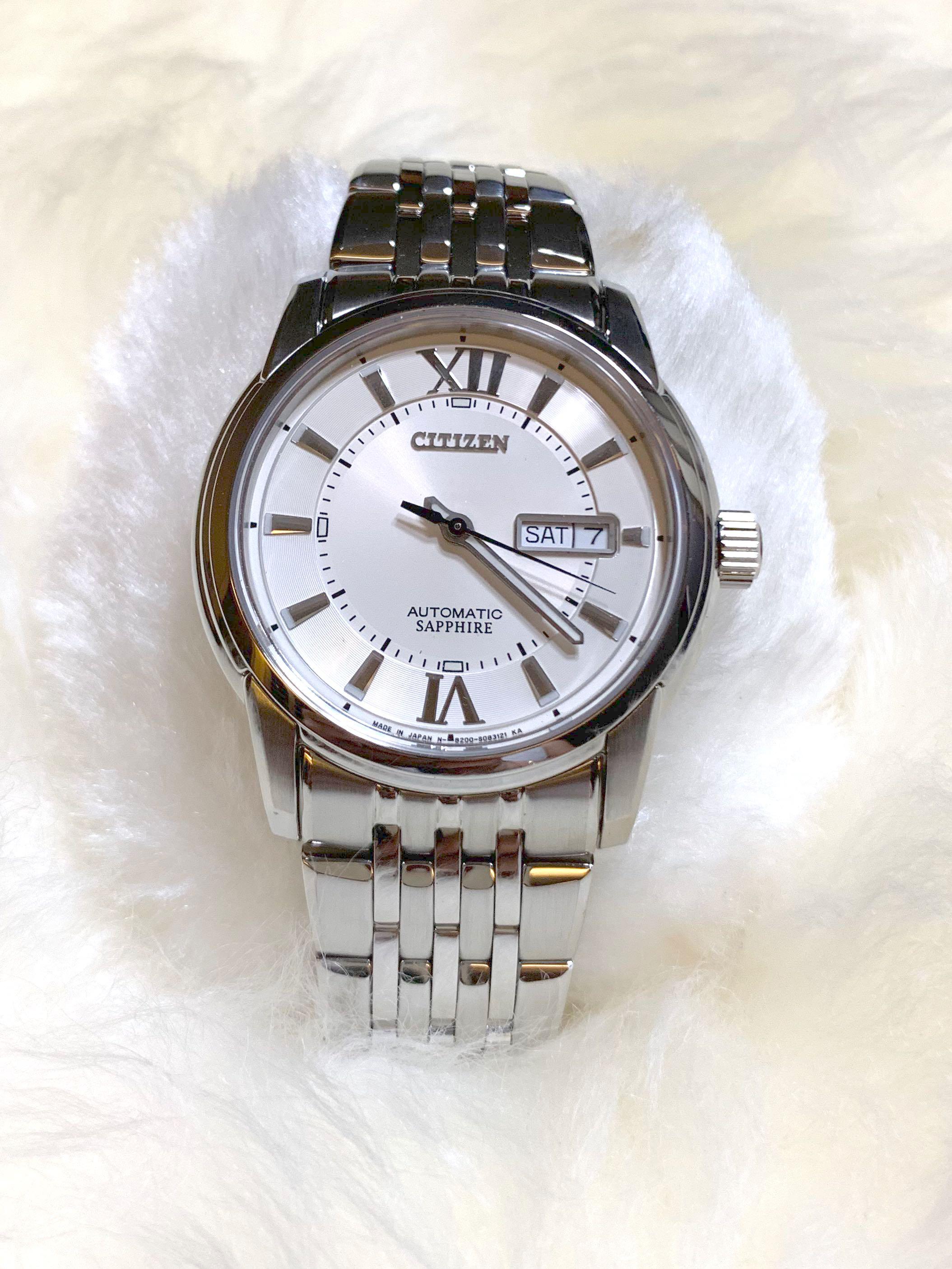 Citizen automatic 21 jewels sapphire sale price