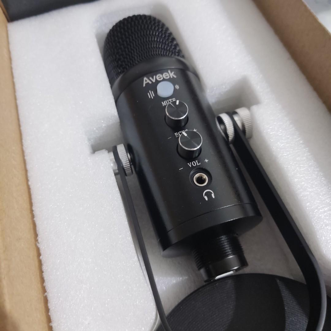 AVEEK USB MICROPHONE PROFESSIONAL CONDENSER MIC, Audio, Microphones on