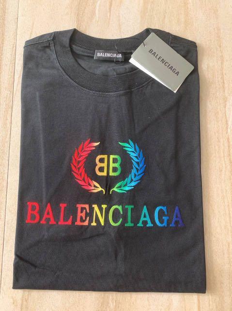 Balenciaga rainbow tee clearance